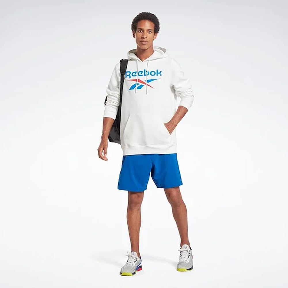 Reebok Identity Fleece Stacked Logo Pullover Hoodie (1)
