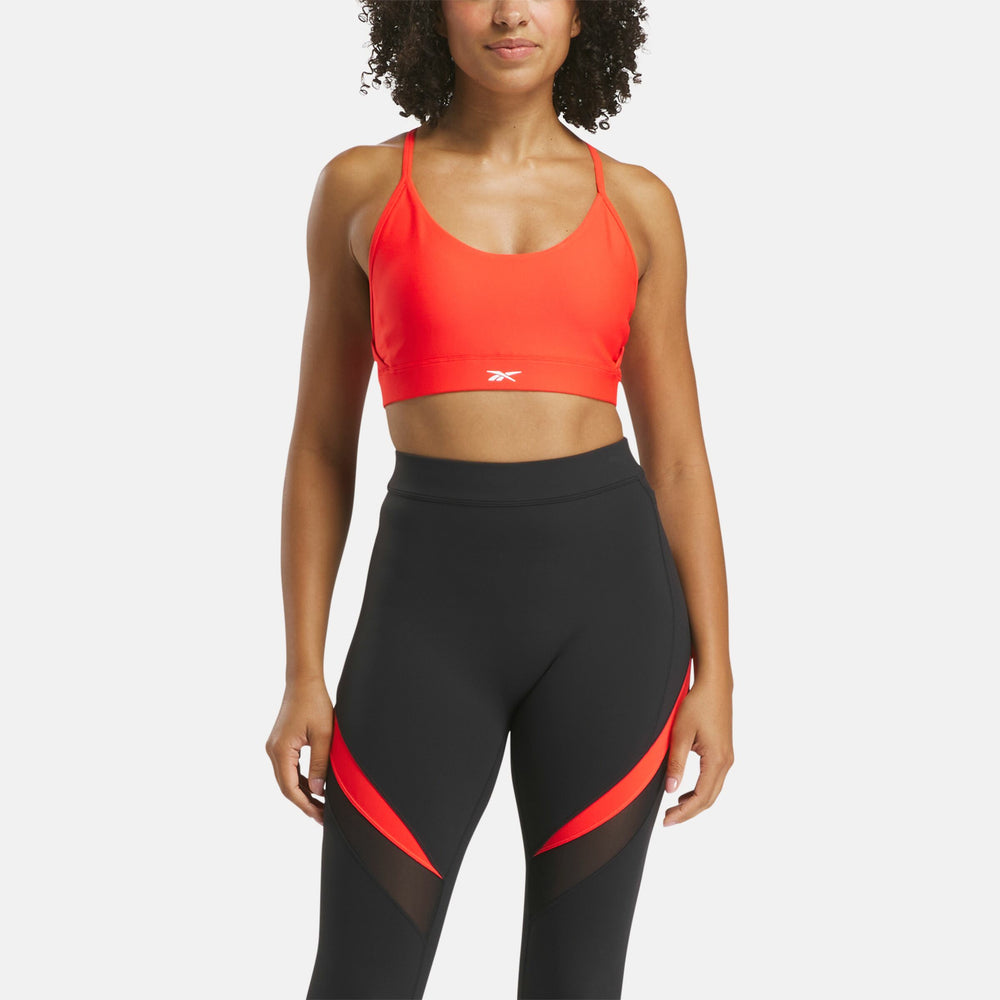 lux strappy sports bra