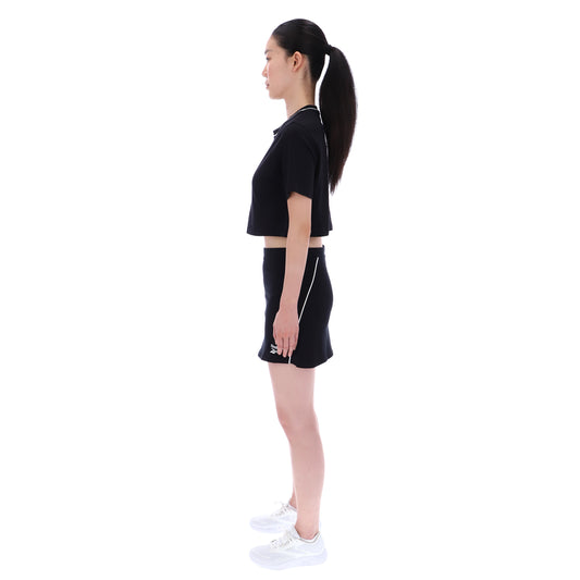 Brianna Flared Skirt With Foil Logo