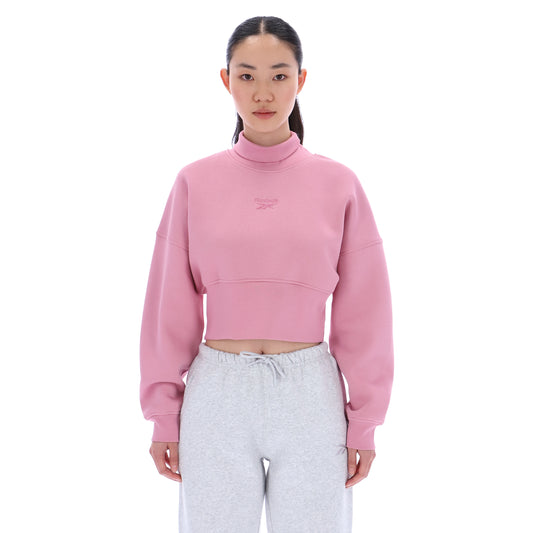Eyeball Cropped Crewneck Sweatshirt