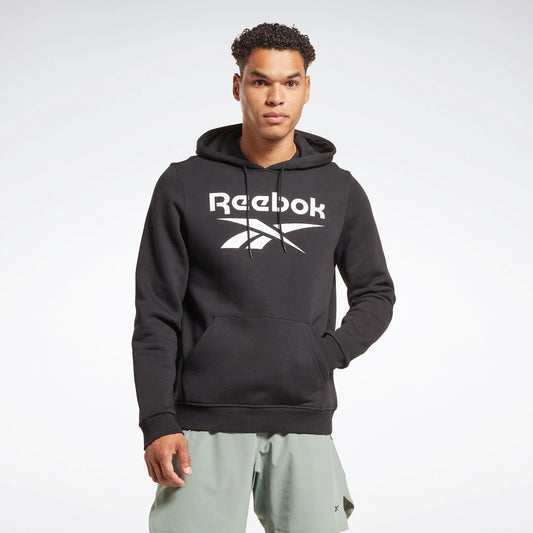 Identity Fleece Stacked Logo Pullover Hoodie