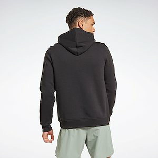 Identity Fleece Stacked Logo Pullover Hoodie (2)