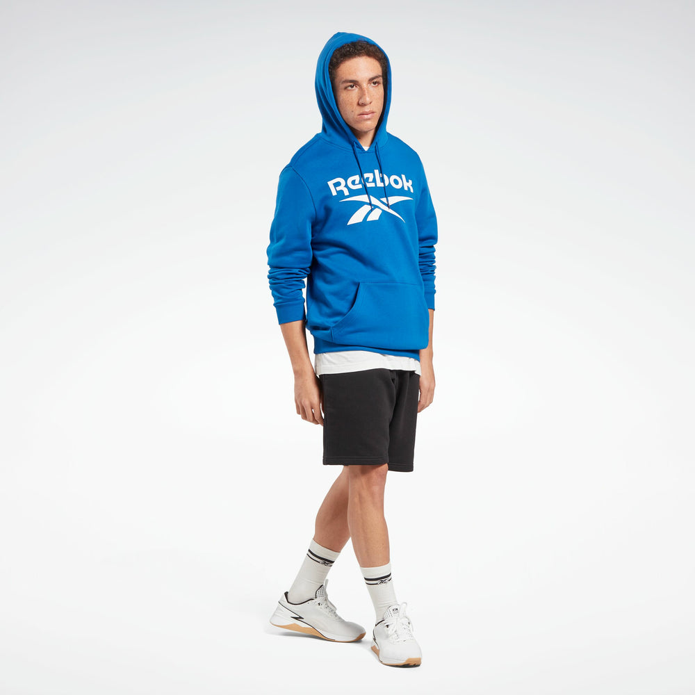 Identity Fleece Stacked Logo Pullover Hoodie (2)