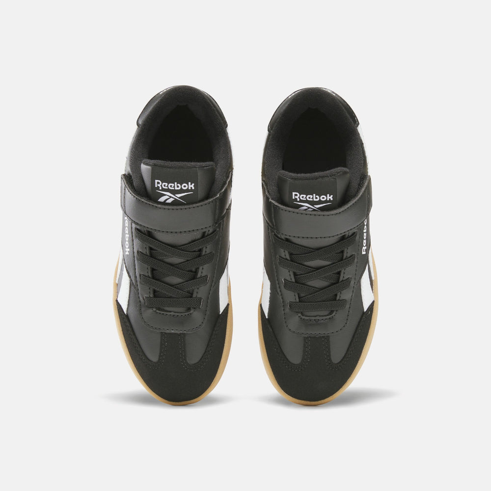 Smash Edge Elastic Lace & Top Strap Shoes (Little Kids) (4)