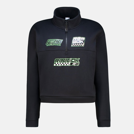 Graphic 3/4 Zip Fleece