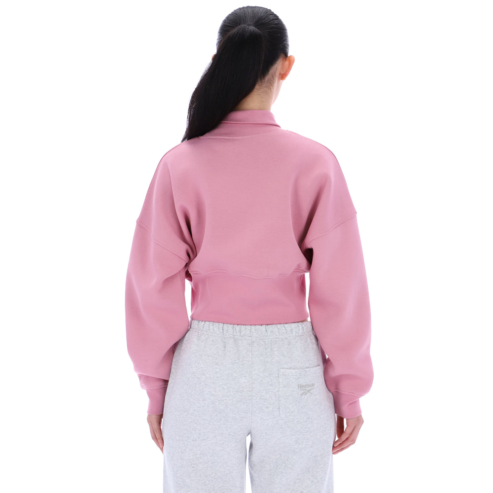 Eyeball Cropped Crewneck Sweatshirt (2)