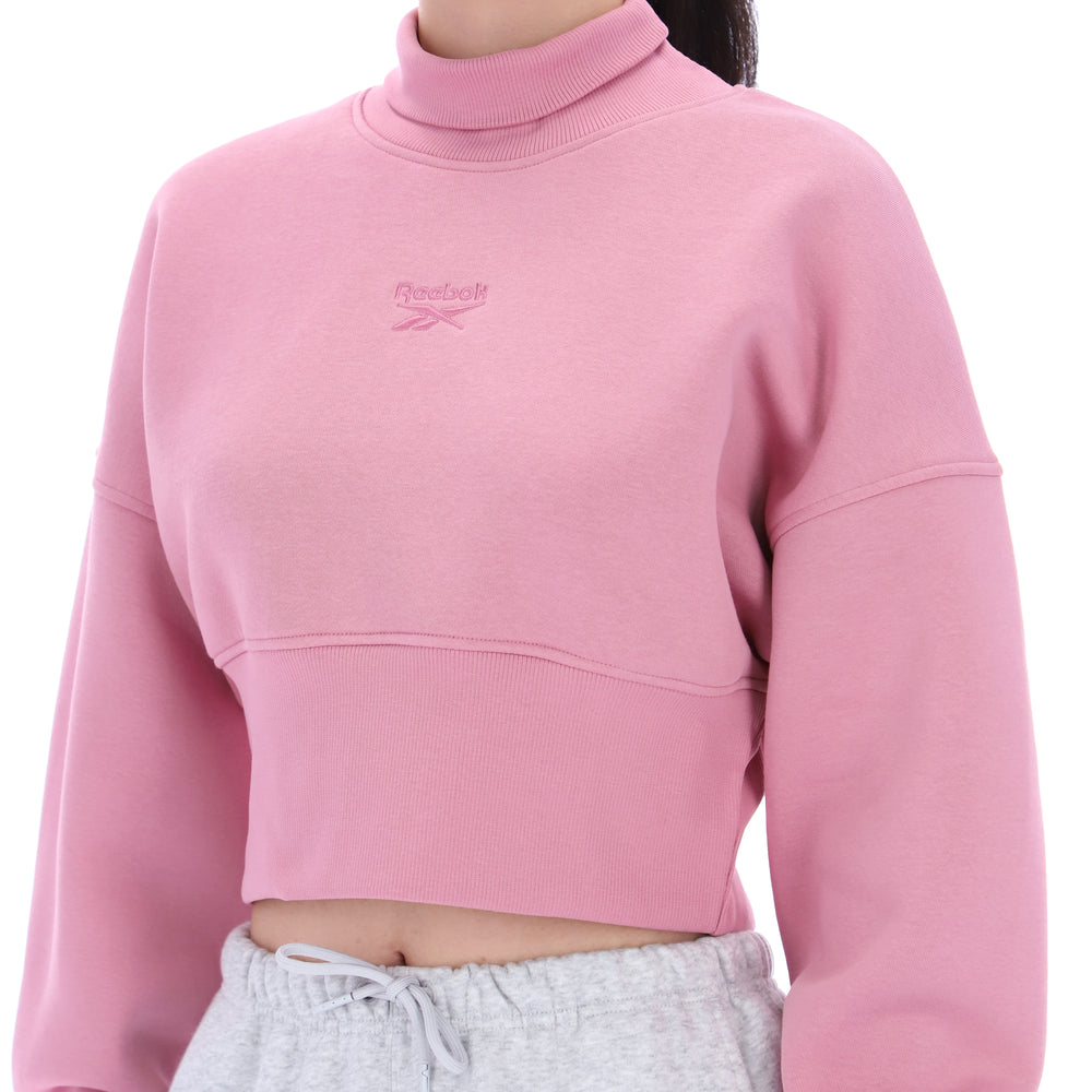 Eyeball Cropped Crewneck Sweatshirt (4)