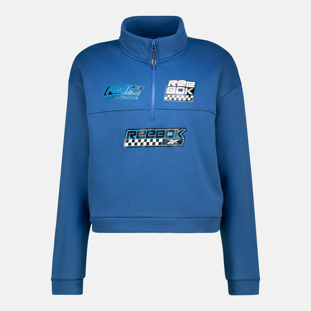 Graphic 3/4 Zip Fleece