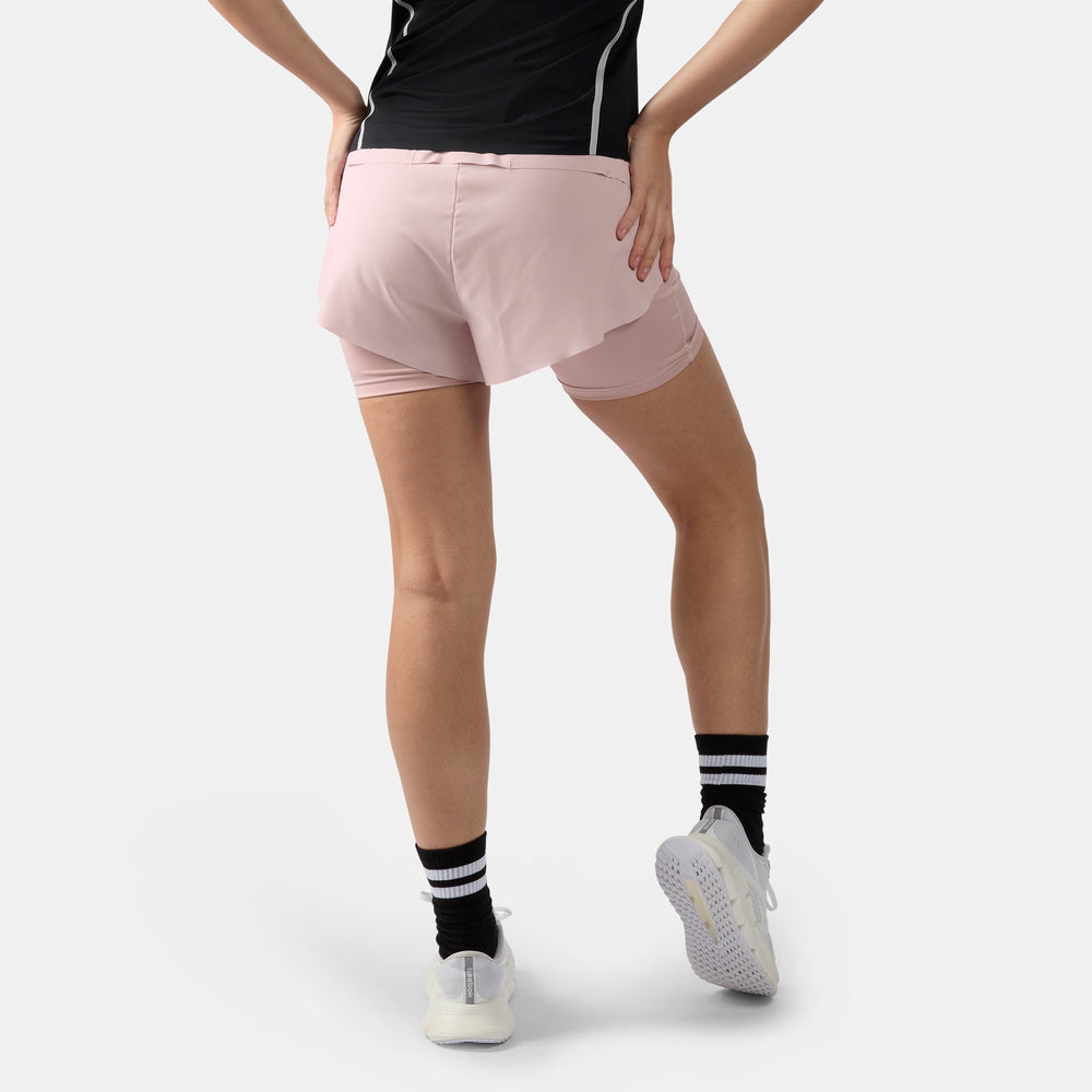lux metallic 2-in-1 running shorts (2)
