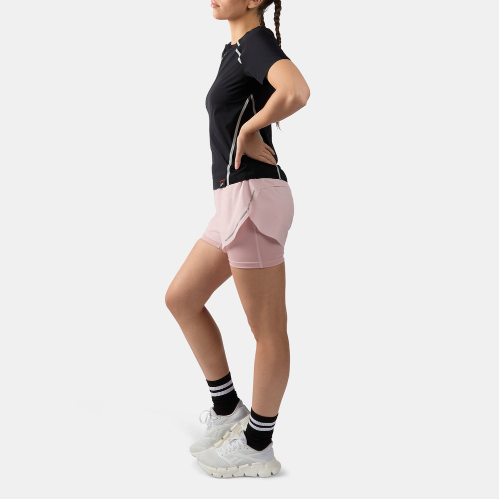 lux metallic 2-in-1 running shorts (1)