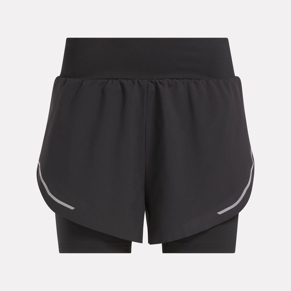Women's Lux Metallic 2-in-1 Running Shorts 3
