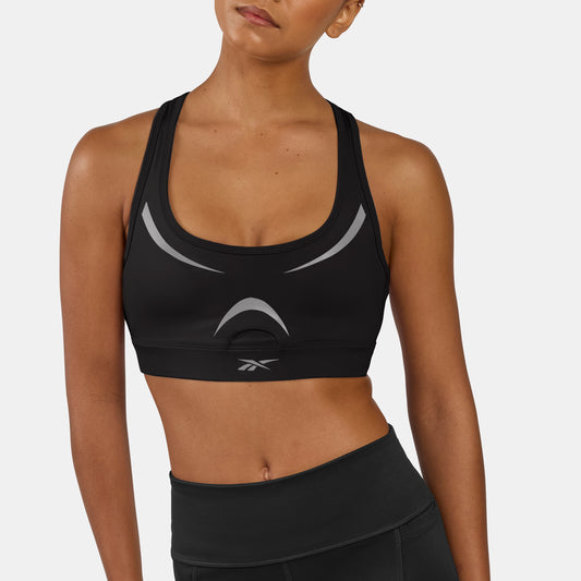 Lux Metallic Running Bra