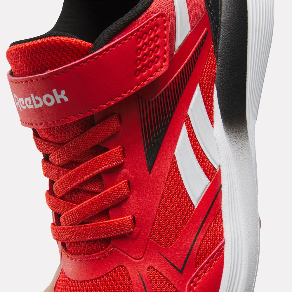 Rush Runner 6.0 Elastic Lace Top Strap Running Shoes (Little Kids) (4)