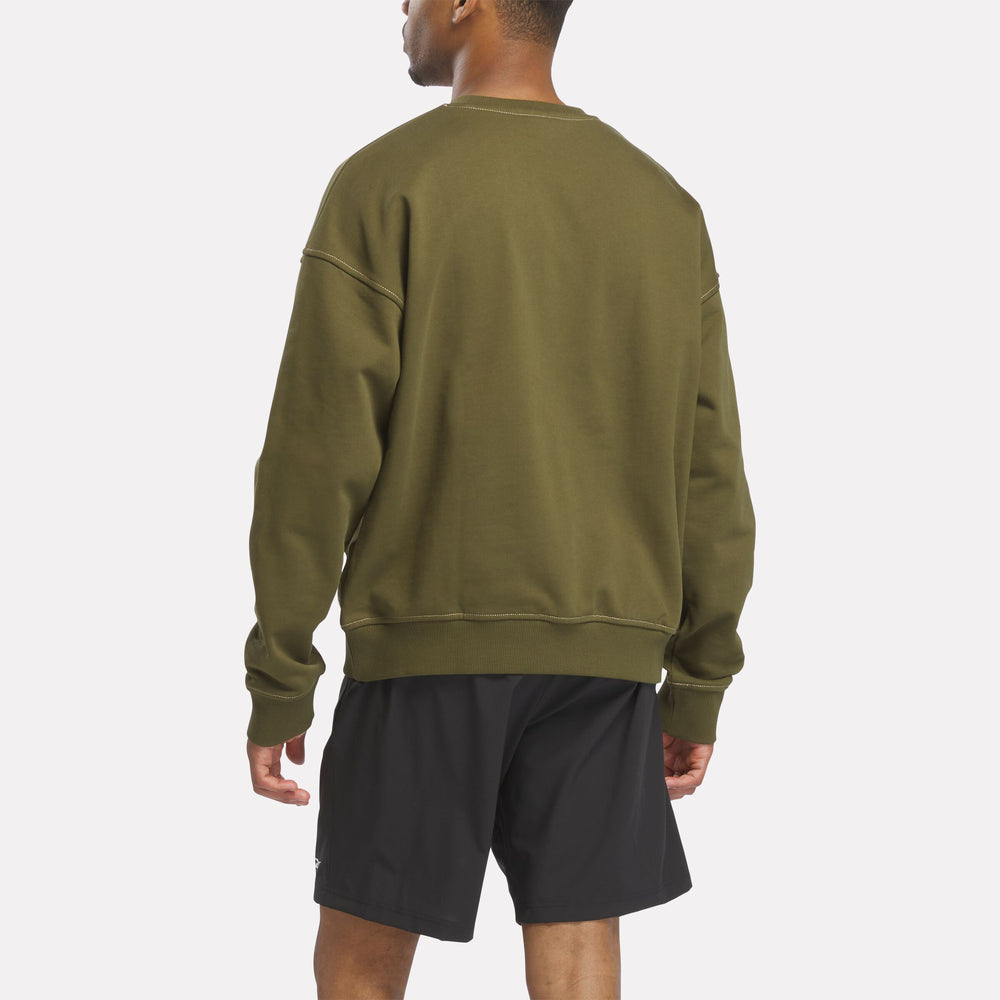 Men's Patch Logo Crewneck Sweatshirt (2)
