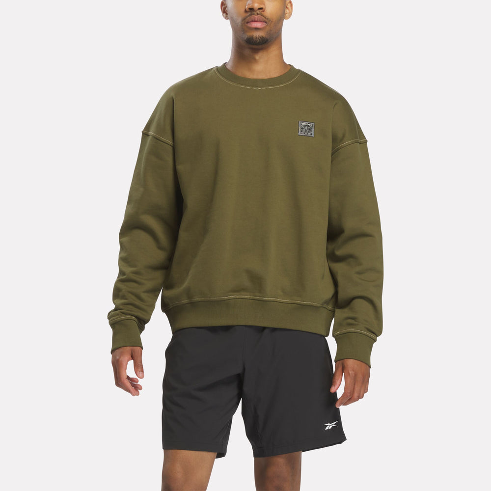 Men's Patch Logo Crewneck Sweatshirt