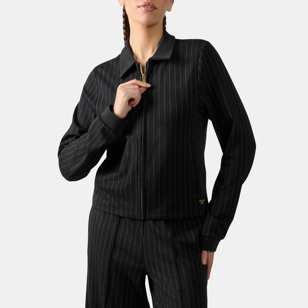 Elevated Athletic Pinstripe Track Top