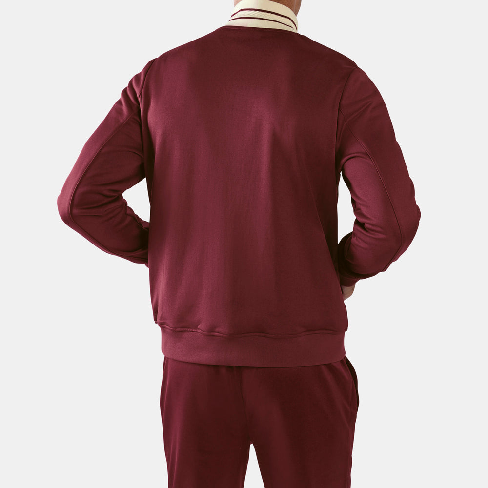Heritage Contrast Rib Full Zip Track Top (2)