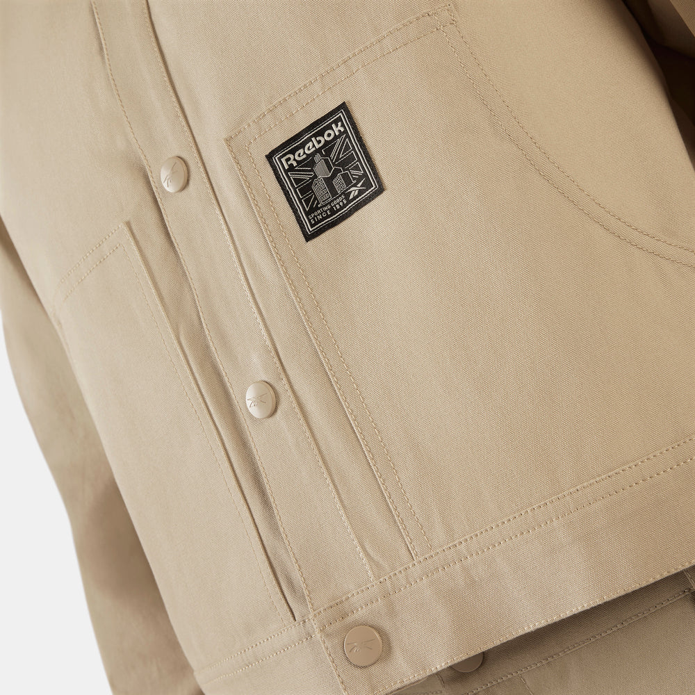 Workwear Cropped Canvas Jacket (3)