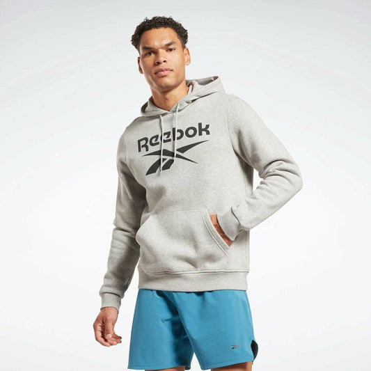 Identity Fleece Stacked Logo Pullover Hoodie