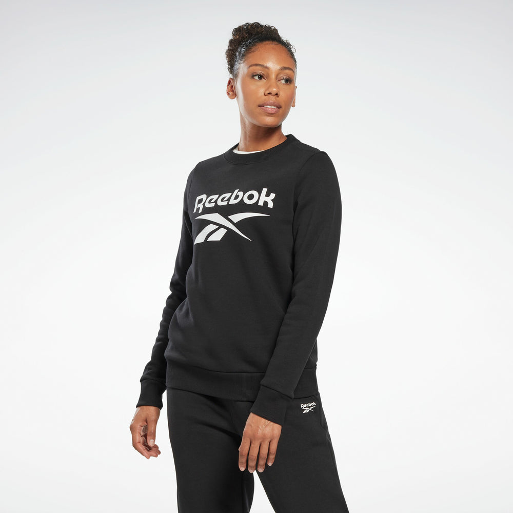Identity Big Logo Fleece Crew Sweatshirt