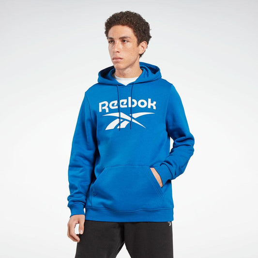 Identity Fleece Stacked Logo Pullover Hoodie